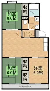 レジデンス恒久南218【4階】の間取り