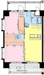 ヒカオプリンスマンション【9階】の間取り