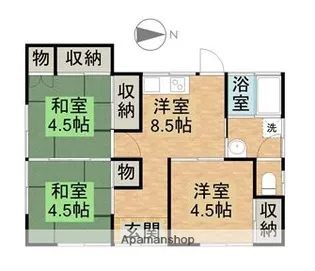 宮崎県宮崎市大字赤江【一戸建】の間取り