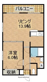 WILLDO千草【1005号室】の間取り