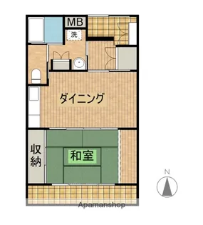 シティビルまなび野 2号棟【103号室】の間取り