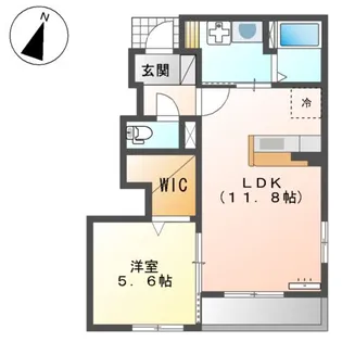 ZODIAC SIGN【101号室】の間取り