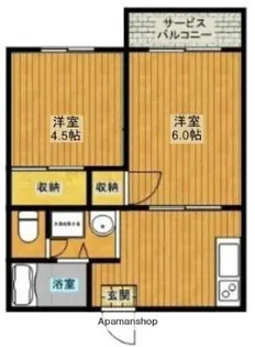 ピュアサンハイツ【102号室】の間取り