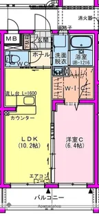 コンフォール霧島【5階】の間取り