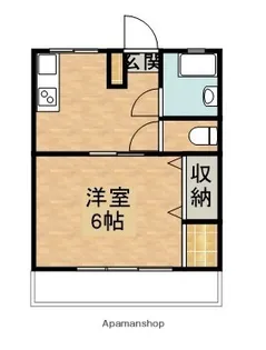 ミルド東大淀【4階】の間取り