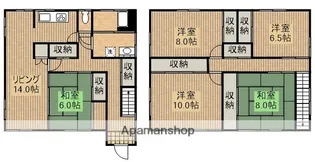 宮崎県宮崎市田野町乙【一戸建】の間取り