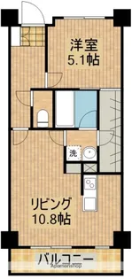 ANMUTO RUE(アンムートルーエ)【302号室】の間取り