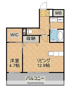 ALTE MEISTER 谷川Ⅱ(アルテマイスタータニガワ)【3階】の間取り