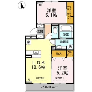 Sビレッジ【2階】の間取り