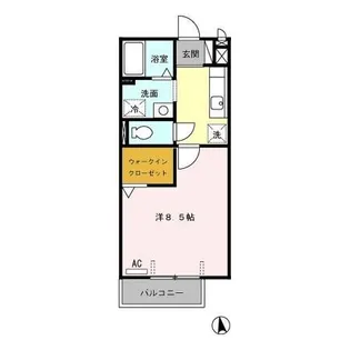 モナリエ・あい【2階】の間取り