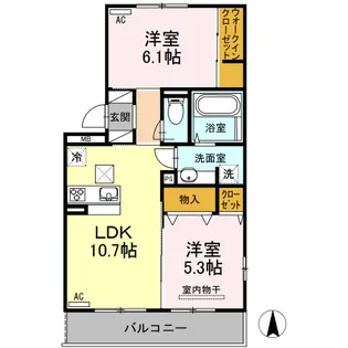 ミーテⅢ【1階】の間取り