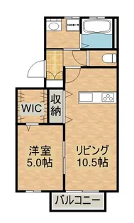 グランピア源藤【105号室】の間取り