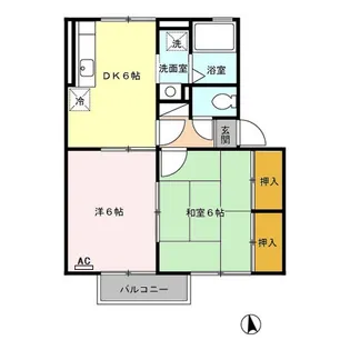 ファミール小春の里 D棟【2階】の間取り