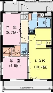 Revel Ocean(仮称)新栄町Aマンション【4階】の間取り