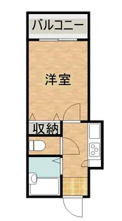 和知川原レジデンス【208号室】の間取り