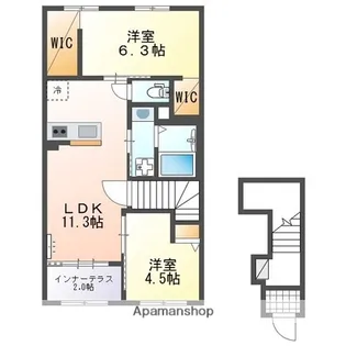 SAN FELICE【2階】の間取り