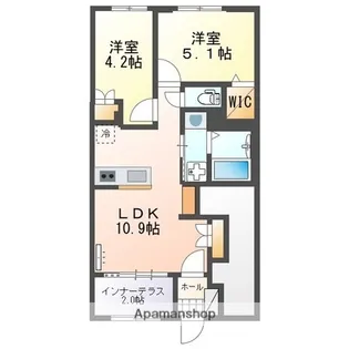 SAN FELICE【1階】の間取り