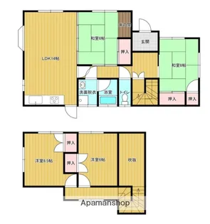 宮崎県宮崎市大塚町横立【一戸建】の間取り