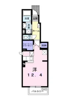 イーストブルー I【1階】の間取り