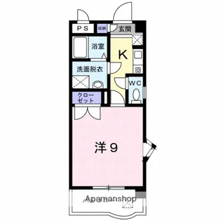 エトワール S・K【501号室】の間取り