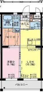 K・キクロスT&Ⅱ【303号室】の間取り