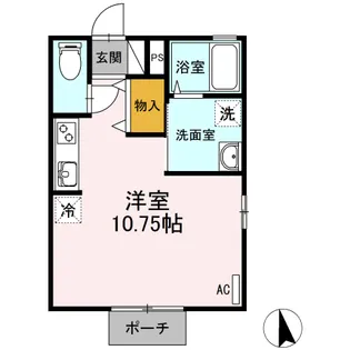 フローラ【1階】の間取り