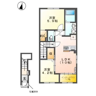 ORIENTAL COURT【2階】の間取り