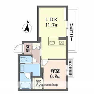 シャーメゾン神宮参道【4階】の間取り