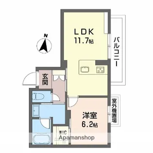 シャーメゾン神宮参道【3階】の間取り
