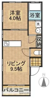 アルテブラン祇園【2階】の間取り