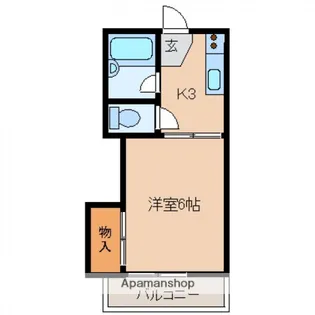 Y’Sコーポ【203号室】の間取り