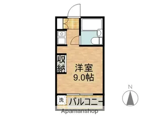 ルミナス荘苑【415号室】の間取り