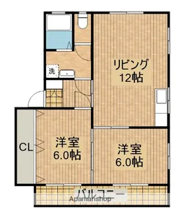 マンション大西Ⅰ【101号室】の間取り