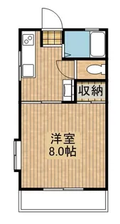 フェリーチェ小牧台【202号室】の間取り