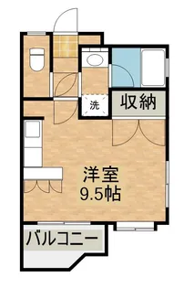 ロイヤルシティ大工【205号室】の間取り