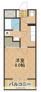 ドゥフォーレ神宮【203号室】の間取り