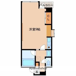 マトリクス【203号室】の間取り