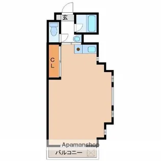 1Rの間取り画像