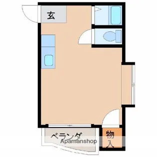 スカイコート【102号室】の間取り