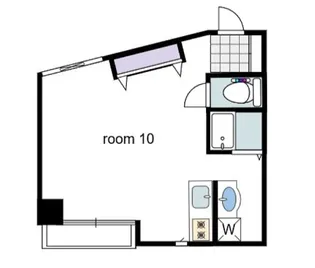 ニューサンシャインビル【3階】の間取り