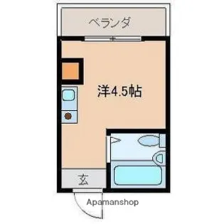 M−CITY恒久【612号室】の間取り