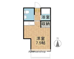 アイビス【106号室】の間取り