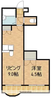 コスタ吉村【402号室】の間取り