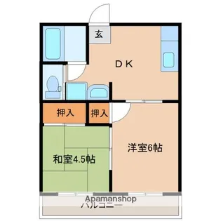 フォーサイト池田台【A103号室】の間取り