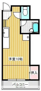 コートハウス青葉【406号室】の間取り