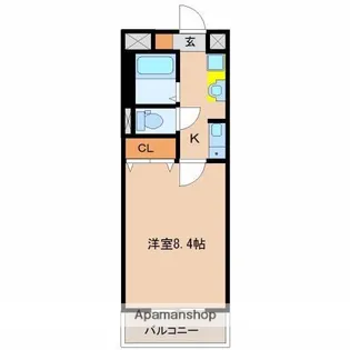 サンクウット71【4階】の間取り