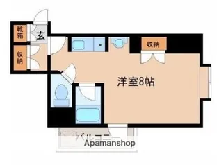 ASTEEQ(アスティーク)【802号室】の間取り