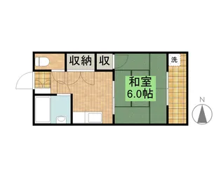 サザンウイング2番館【302号室】の間取り