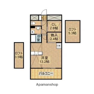 アルテマイスターカサミラ【3階】の間取り