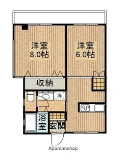 K1ビル【205号室】の間取り